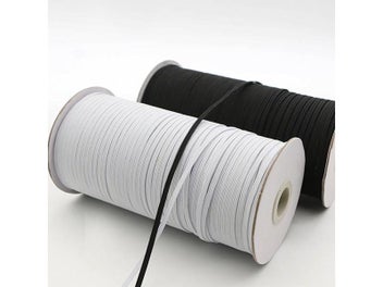 Listing 7 of 9 for 3/4/5/6/8/10MM White/black Flat Elastic Bands Elastic Rubber Band Wedding