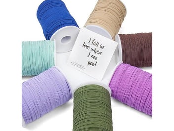 Listing 8 of 10 for 3mm 6mm Sewing Elastic Band Colourful High Elastic Fiat Rubber Band For Clothes