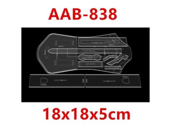 Listing 3 of 9 for 1Set Leather Making Acrylic Template DIY Saddle Bag Leather Craft Handmade