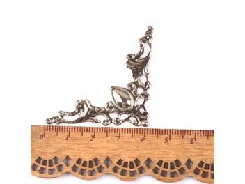 Listing 4 of 10 for 40x40mm Metal Corner Protector For Books Crafts 20Pcs C1583