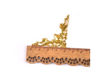 Listing 1 of 10 for 40x40mm Metal Corner Protector For Books Crafts 20Pcs C1583