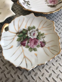 Listing 6 of 11 for Trinket Dishes and candles - 3 lovely dishes - Vintage Gift