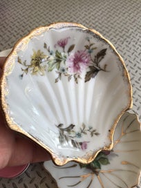 Listing 10 of 11 for Trinket Dishes and candles - 3 lovely dishes - Vintage Gift