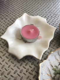 Listing 5 of 11 for Trinket Dishes and candles - 3 lovely dishes - Vintage Gift