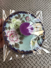 Listing 4 of 7 for Plate and candle - beautiful gift idea