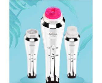 Listing 2 of 6 for Automatic Facial Cleansing Brush 4in1 Electric Rotation With Heating Massage ...