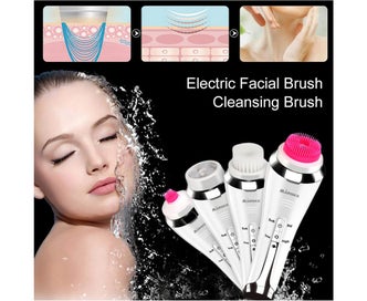 Listing 3 of 6 for Automatic Facial Cleansing Brush 4in1 Electric Rotation With Heating Massage ...