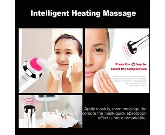 Listing 5 of 6 for Automatic Facial Cleansing Brush 4in1 Electric Rotation With Heating Massage ...