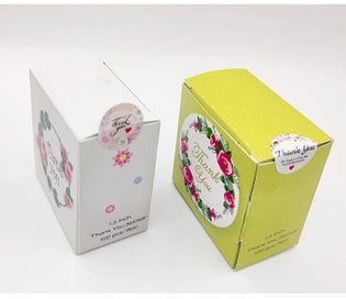 Listing 2 of 3 for NEW 500Pcs/Roll Flowers Thank You Labels Gift Stickers Craft Business