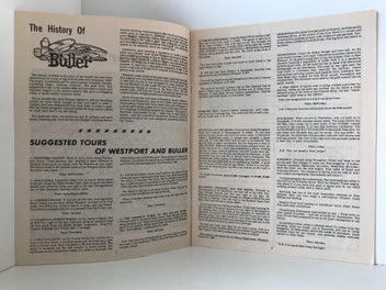 Listing 4 of 6 for VINTAGE GUIDE: Buller Visitors Guide 1950s