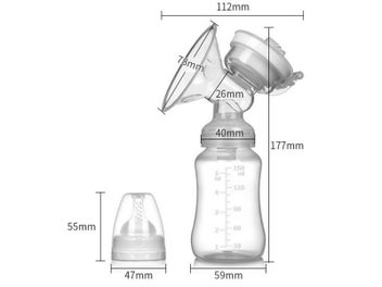 Listing 2 of 2 for 1Pcs Portable Electric Breast Pump Green