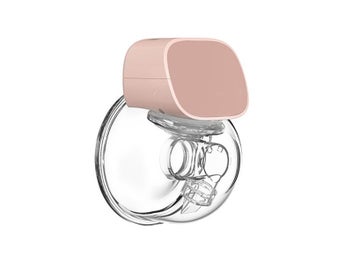 Listing 2 of 3 for 2 X Portable Electric Breast Pump Grey Pink
