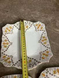 Listing 8 of 13 for 9 Pcs Plant Tuscan 1930s FINE ENGLISH BONE CHINA, Made in England