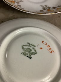 Listing 13 of 13 for 9 Pcs Plant Tuscan 1930s FINE ENGLISH BONE CHINA, Made in England