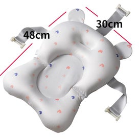 Listing 6 of 7 for Newborn Adjustable Bathtub Pillow Seat Cushion Cross-shaped Anti-slip