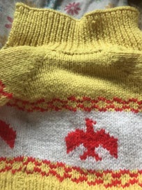 Listing 2 of 7 for Size 1 Canadian winter jacket knitted