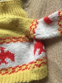 Listing 3 of 7 for Size 1 Canadian winter jacket knitted