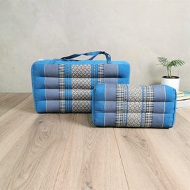 Listing 3 of 9 for [MANGO TREES] Foldable Meditation Cushion Zafu&Zabuton Set Green