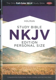 Listing 1 of 1 for NKJV Study Bible Personal Size Hardcover