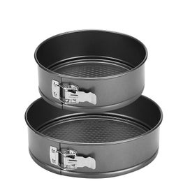 Listing 1 of 7 for 2 PCS Nonstick Springform Cake Pan Mold with Removable Bottom