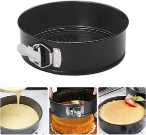 Listing 3 of 7 for 2 PCS Nonstick Springform Cake Pan Mold with Removable Bottom