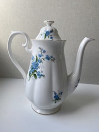 Listing 1 of 7 for Royal Albert Coffee Pot - Forget Me Not