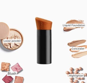 Listing 2 of 6 for Makeup Brush Flat Top for Blending Liquid Cream