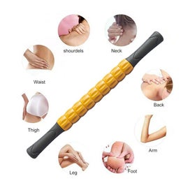 Listing 2 of 5 for Portable Massage Roller Stick for Relax Muscle Deep Tissue and Trigger Point ...