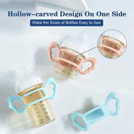 Listing 4 of 5 for Wide neck Bottle Handles Silicone Handles For Baby Gripping