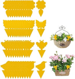 Listing 1 of 5 for Yellow Stickers Combat Indoor Plants Yellow Boards Yellow Trap Fly Trap Adhesiv