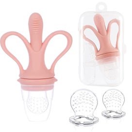 Listing 2 of 5 for Baby Molar Stick Banana Mesh Pacifier Infant Toddler 3+ Months Infant Feeding F