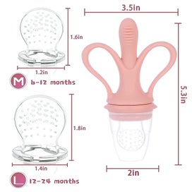 Listing 3 of 5 for Baby Molar Stick Banana Mesh Pacifier Infant Toddler 3+ Months Infant Feeding F