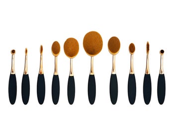 Listing 6 of 7 for 10Pcs Toothbrush Makeup Brushes Set Powder Brush