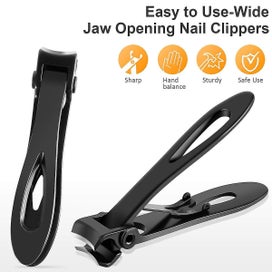 Listing 4 of 5 for Large Opening Nail Clippers Single Set Of Large Trim Thick Toenail Nail Clipper