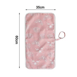 Listing 5 of 5 for Baby Portable Changing Pad Washable Animal Pattern Waterproof Non Slip Travel M