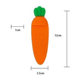 Listing 2 of 5 for 3 Pcs Bookmark 3d Silicone Carrot Bookmark Gift For Happy Father's Day funny Cu