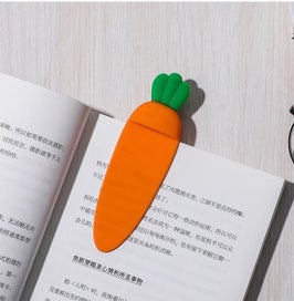 Listing 4 of 5 for 3 Pcs Bookmark 3d Silicone Carrot Bookmark Gift For Happy Father's Day funny Cu