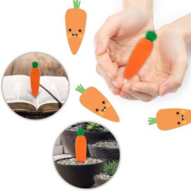 Listing 5 of 5 for 3 Pcs Bookmark 3d Silicone Carrot Bookmark Gift For Happy Father's Day funny Cu