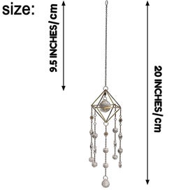 Listing 2 of 5 for Sun Catcher With Crystals Rainbow Prism Hanging Crystals For Home Decoration
