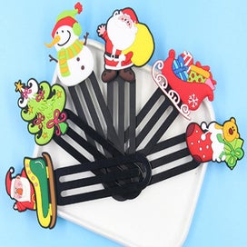 Listing 5 of 5 for 6 Pieces Christmas Bookmarks Page Marker Cute Christmas Pattern Bookmarks For K