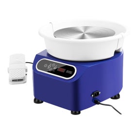Listing 12 of 13 for Pottery Wheel 10in Ceramic Wheel Foot Pedal Touch Screen Apron 350W Blue