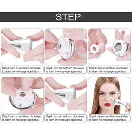 Listing 4 of 5 for Magnetic Micro Vibration Face Massager Essence Import Skin Rejuvenation Massage