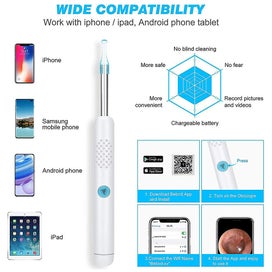 Listing 5 of 5 for Wireless Ear Cleaner Kit Ear Wax Removal With Hd Endoscope Ear Camera 1 Piece