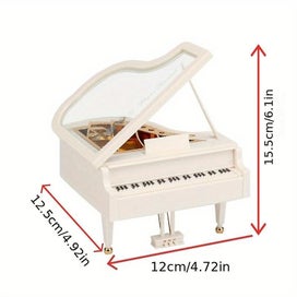 Listing 2 of 5 for Dancing Girl Piano Music Box Rotating Ballet Music Box Valentine's Day Birthday