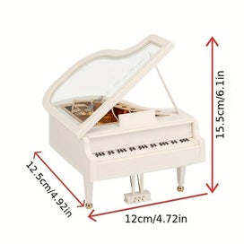 Listing 3 of 5 for Dancing Girl Piano Music Box Rotating Ballet Music Box Valentine's Day Birthday