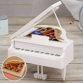 Listing 4 of 5 for Dancing Girl Piano Music Box Rotating Ballet Music Box Valentine's Day Birthday
