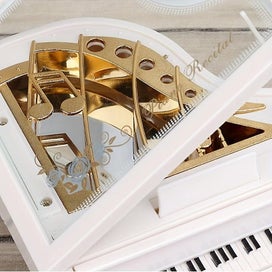 Listing 5 of 5 for Dancing Girl Piano Music Box Rotating Ballet Music Box Valentine's Day Birthday