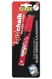 Listing 4 of 5 for Texta Liquid Chalk Marker Bullet Wet Wipe Red
