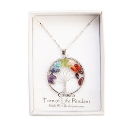 Listing 1 of 1 for Gemstone Tree of Life Chakra Pendant