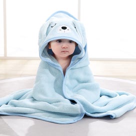 Listing 4 of 12 for 1pc Soft & Skin-Friendly Children's Cartoon Bath Towel & Blanket